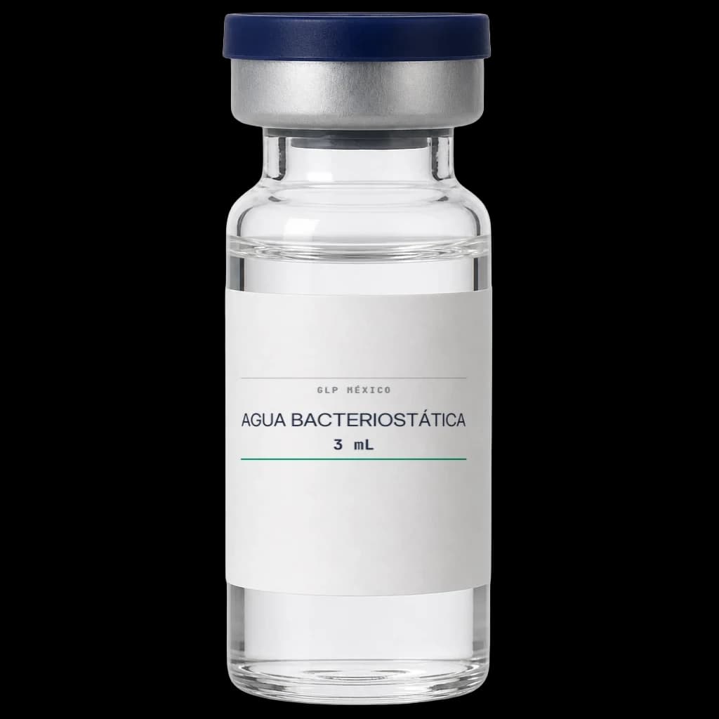 Agua bacteriostática 3 mL, 3 mL