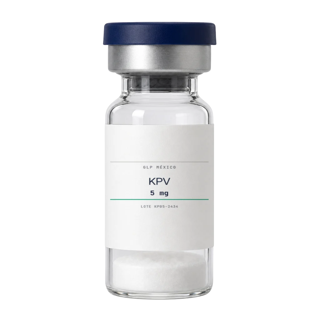 Vial de KPV 5 mg liofilizado para investigación