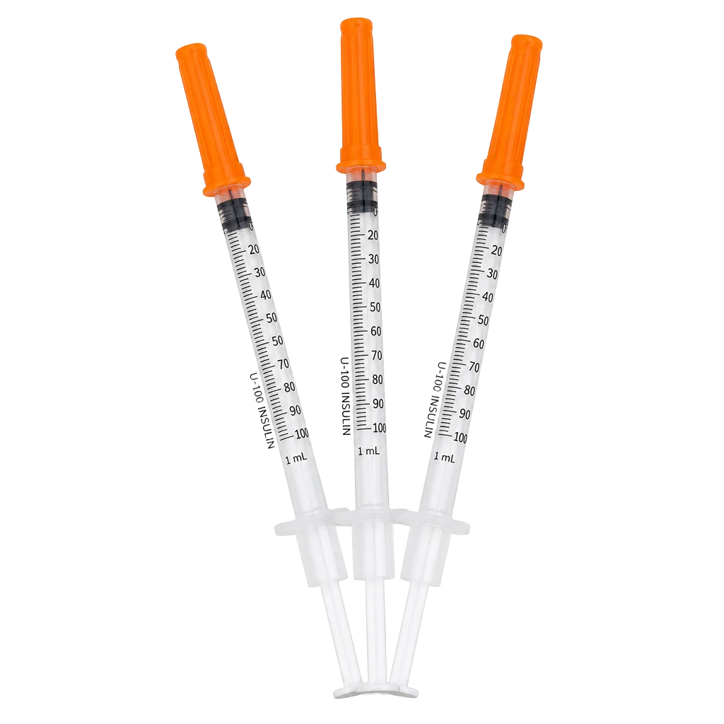 Jeringas de insulina 29G, paquete de 10, insumo de laboratorio para reconstitución